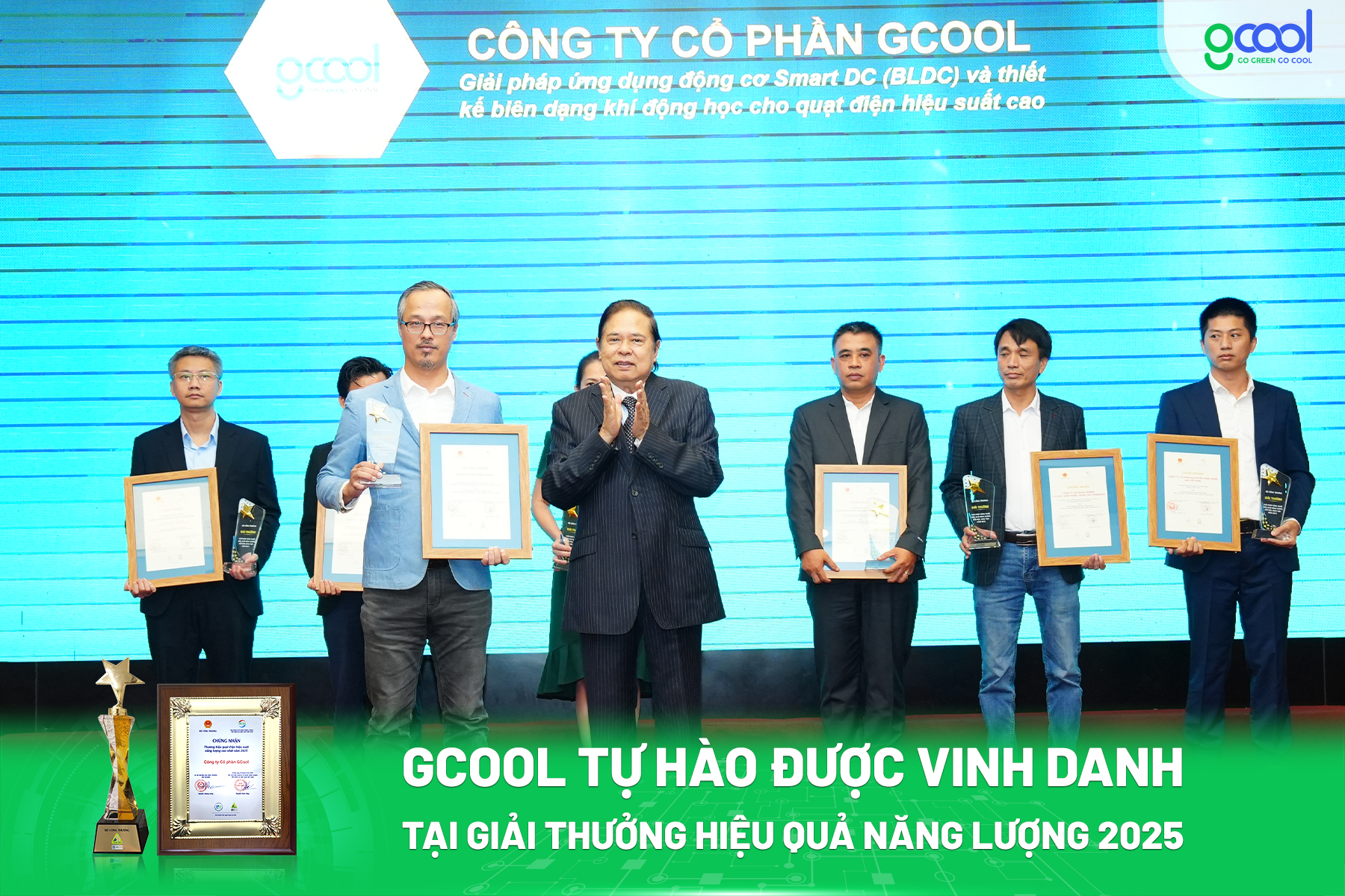 GCool xuất sắc đạt giải Giải pháp công nghệ đổi mới sáng tạo tại Lễ trao giải Hiệu quả năng lượng Việt Nam 2025
