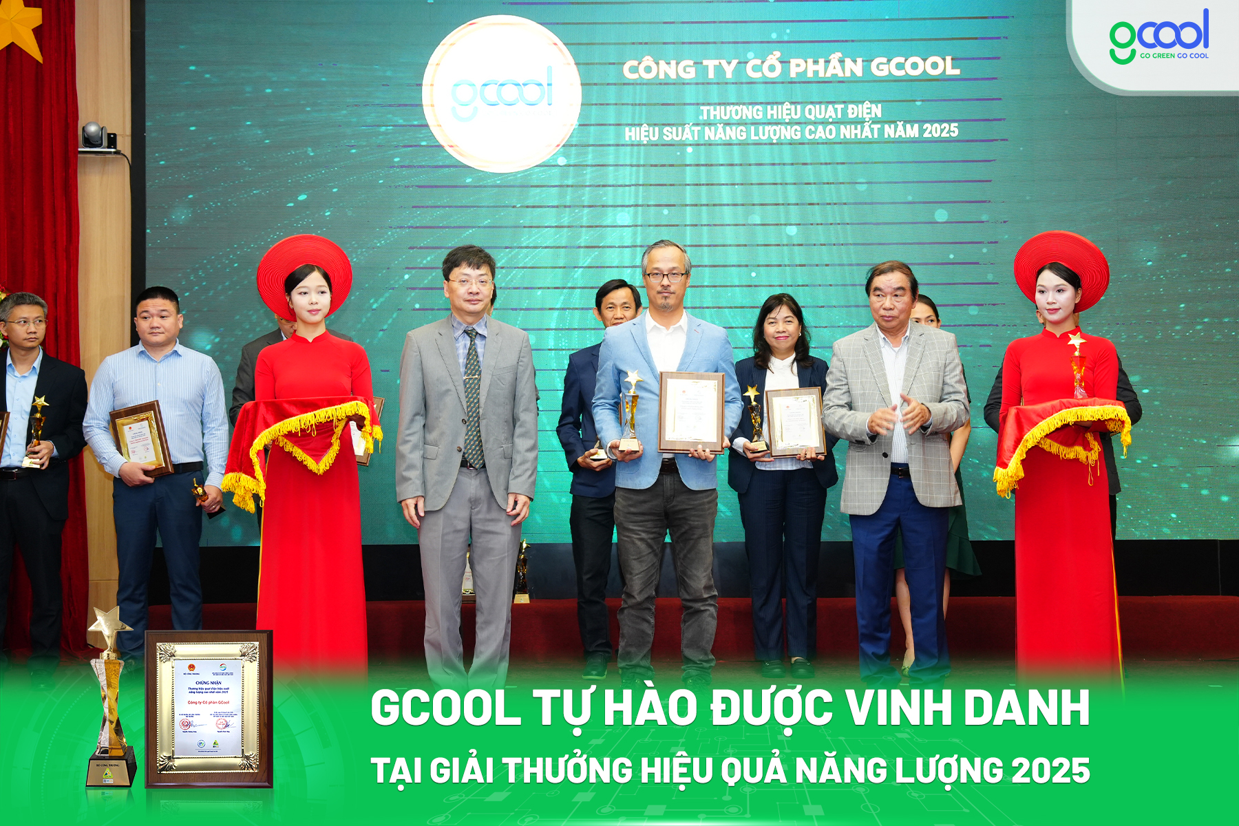 GCool xuất sắc đạt giải Hiệu suất năng lượng cao nhất tại Lễ trao giải Hiệu quả năng lượng Việt Nam 2025