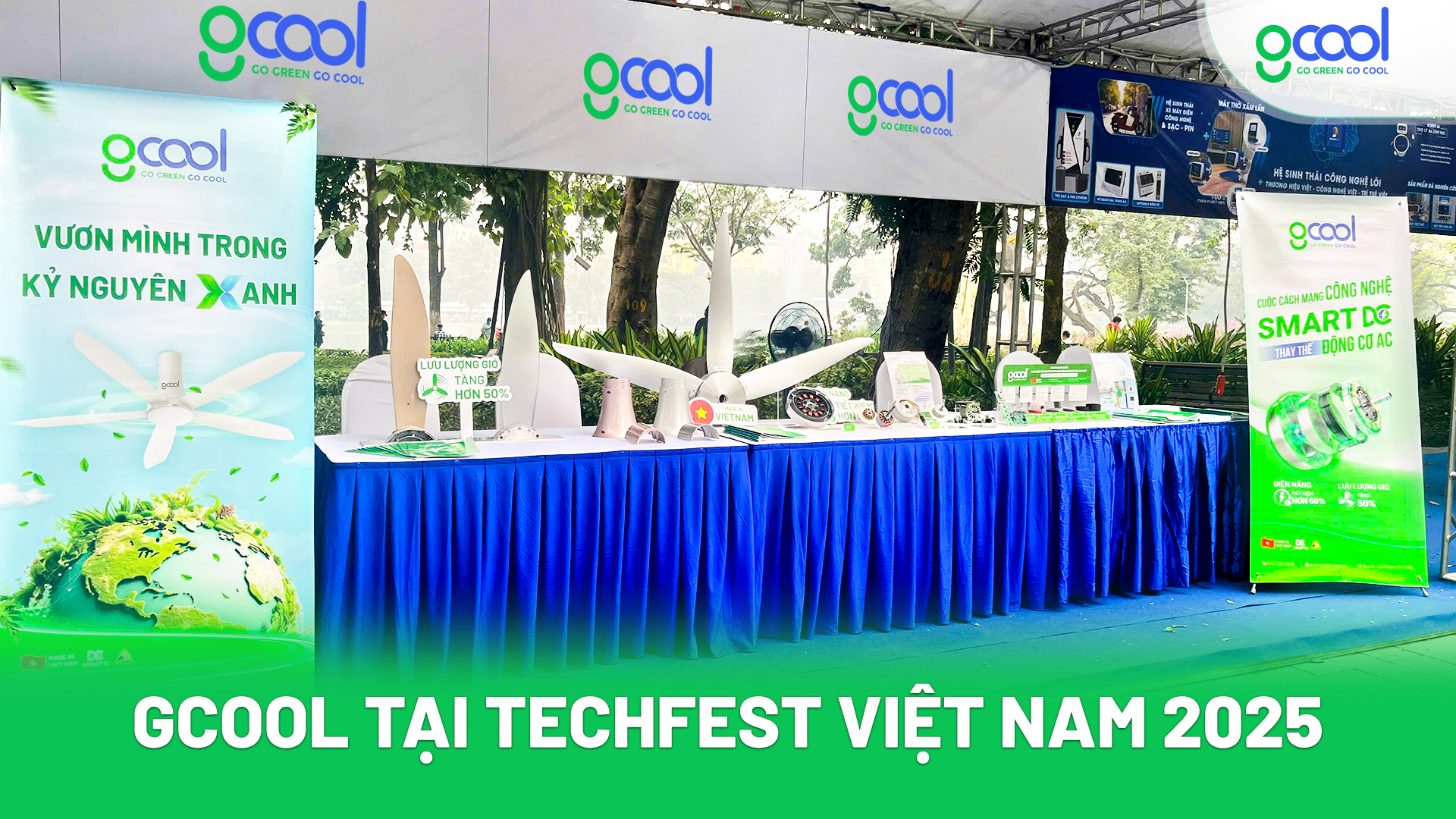 Gian hàng GCool tại Techfest Vietnam 2025