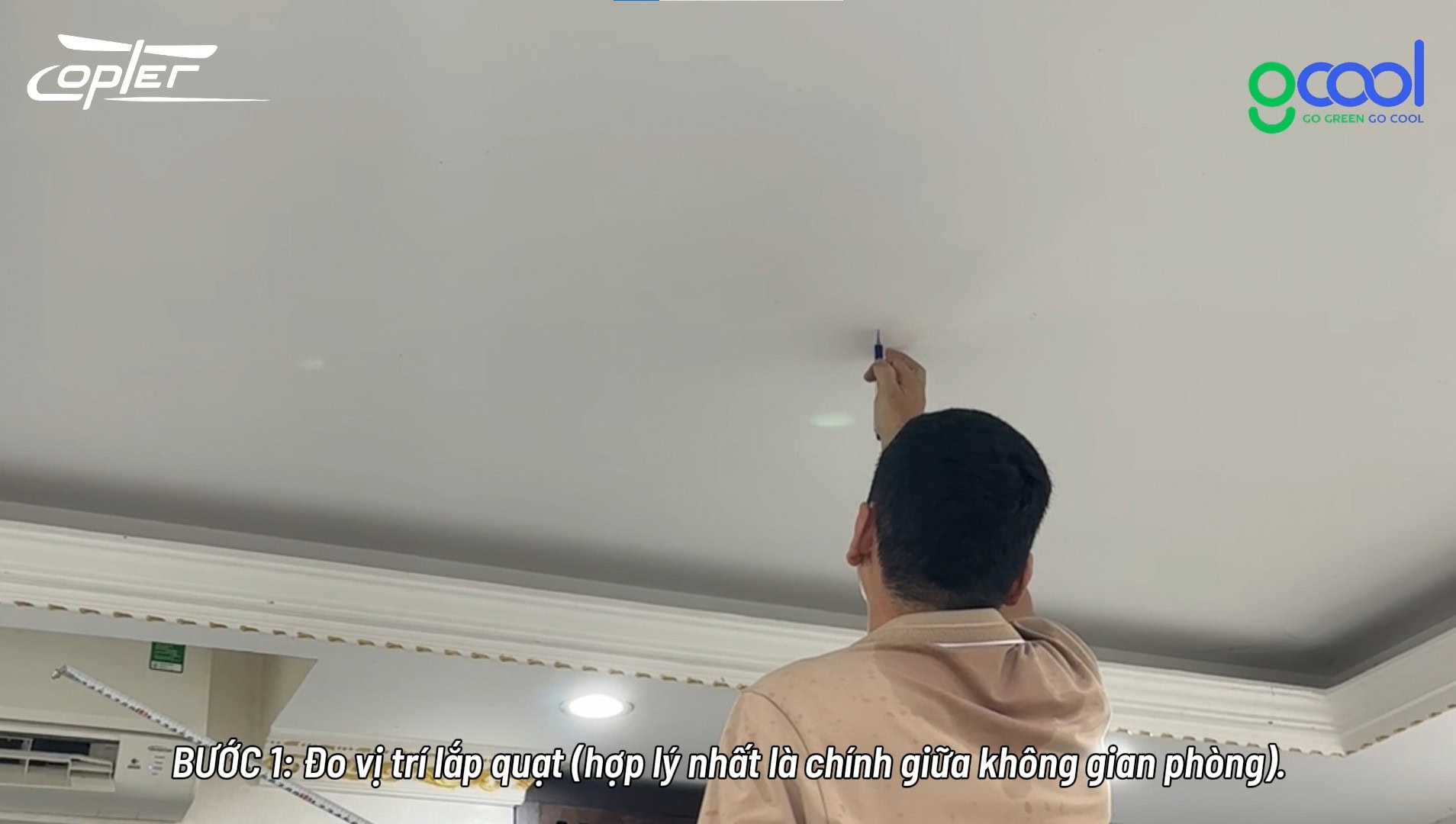 HƯỚNG DẪN LẮP QUẠT CHO NHÀ TRẦN THẠCH CAO