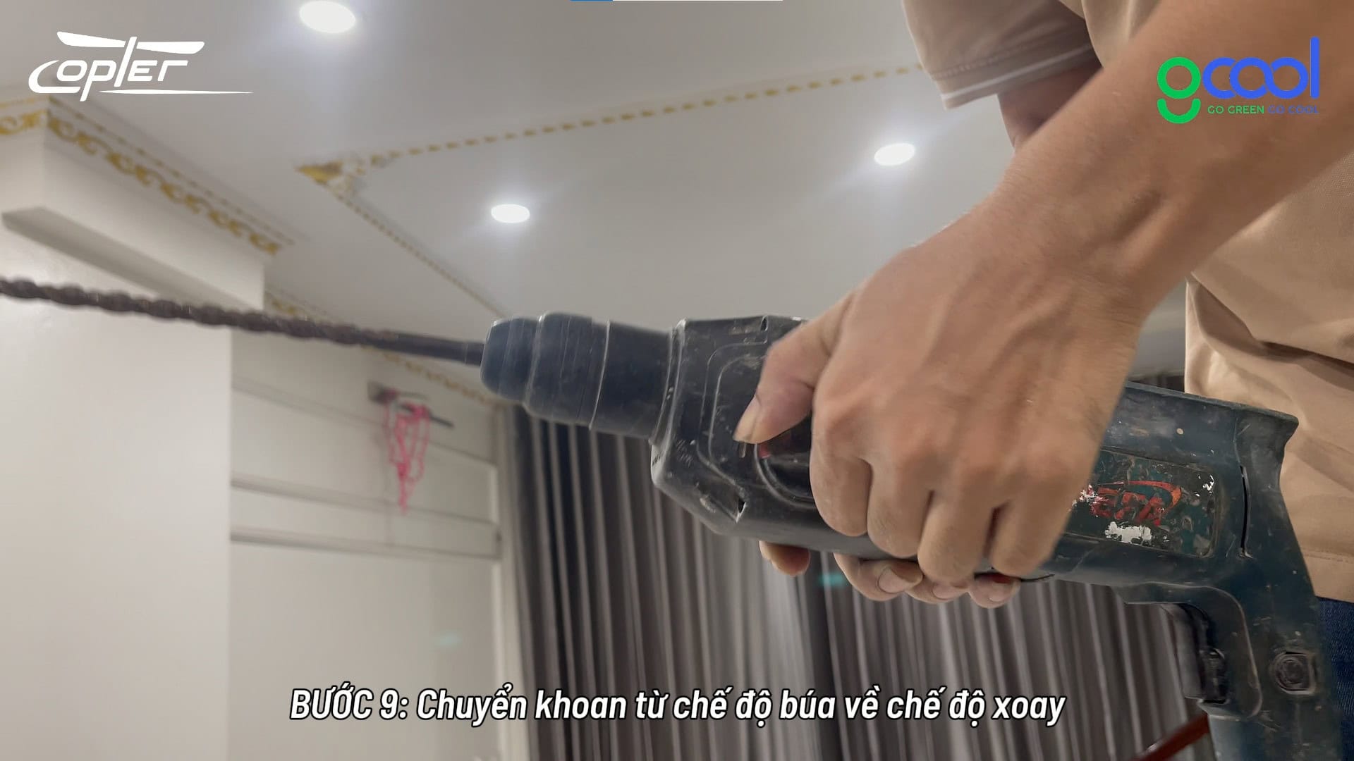 HƯỚNG DẪN LẮP QUẠT CHO NHÀ TRẦN THẠCH CAO