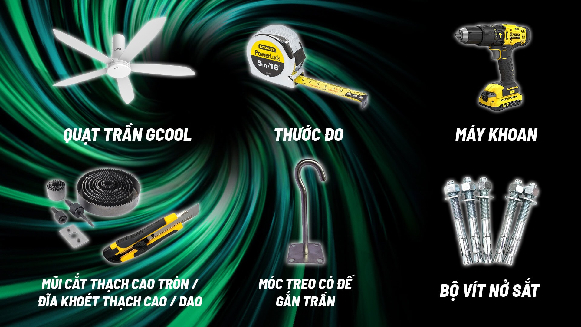 HƯỚNG DẪN LẮP QUẠT CHO NHÀ TRẦN THẠCH CAO