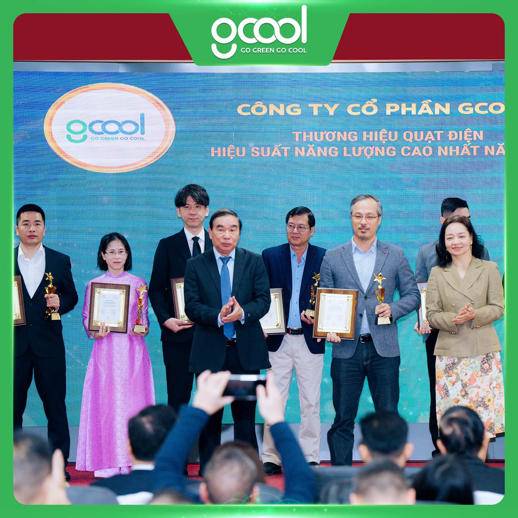 QUẠT TRẦN GCOOL ĐẠT GIẢI SẢN PHẨM HIỆU SUẤT NĂNG LƯỢNG CAO NHẤT NĂM 2024 DO BỘ CÔNG THƯƠNG BÌNH CHỌN