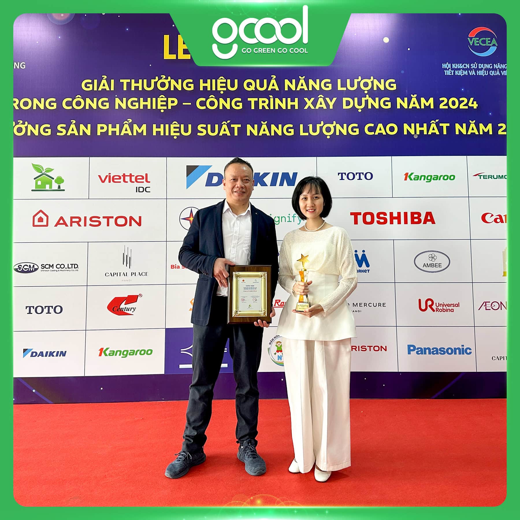 QUẠT TRẦN GCOOL ĐẠT GIẢI SẢN PHẨM HIỆU SUẤT NĂNG LƯỢNG CAO NHẤT NĂM 2024 DO BỘ CÔNG THƯƠNG BÌNH CHỌN